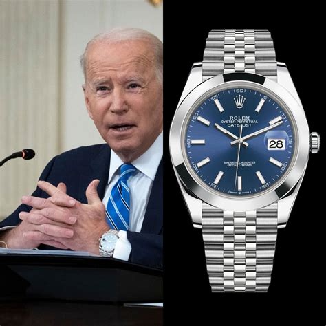 is that a rolex on bidens wrist|joe Biden watches.